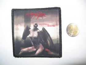 My Dying Bride  ofsetová nášivka po krajoch obšívaná  cca. 9x9cm